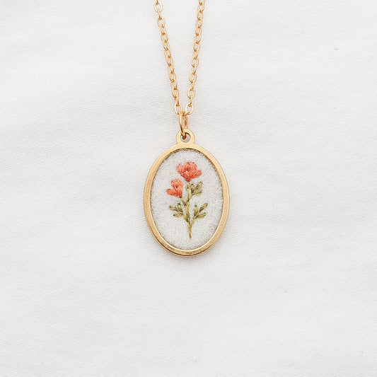 The August Necklace in Ivory