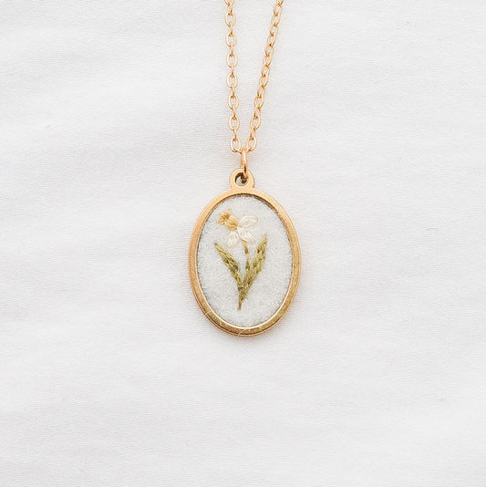 The March Necklace in Ivory