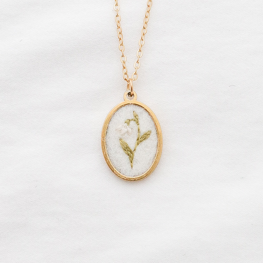 The January Necklace in Ivory MADE TO ORDER