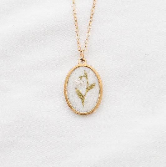 The January Necklace in Ivory MADE TO ORDER